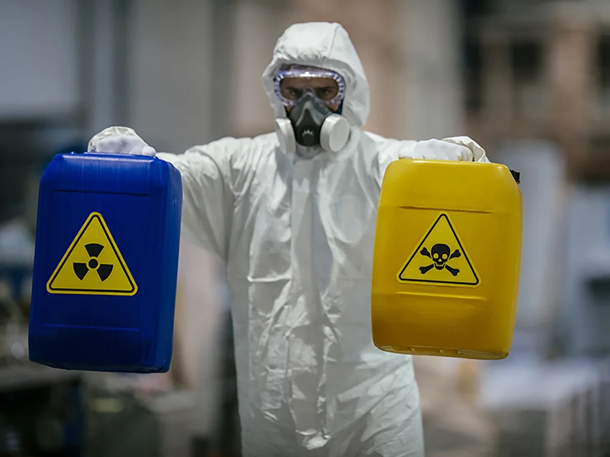 Biohazard cleanup technicians in protective equipment at a remediation scene in Kent, WA near 98089